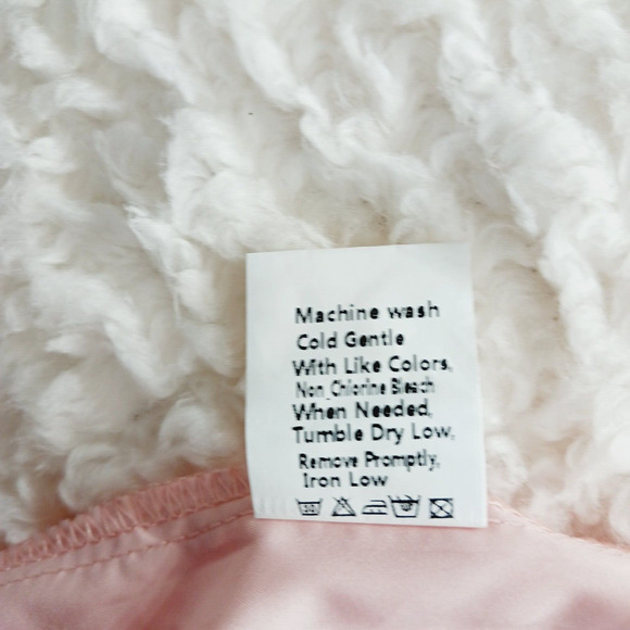 Dress Size L Pink Animal Fairy Coquette Soft Girl Romantic Whimsycore Faux Wrap - Picture 16 of 16